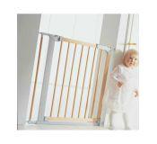 Barrera Con 1 Extension Babydan Designer Gate Haya - Plata