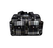Bolso Oioi Black Check Carry All