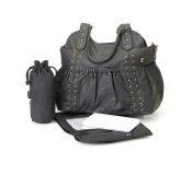 Bolso Oioi Washed Leather Tote Sack Black