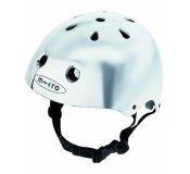 Casco Micro Cromado Talla L