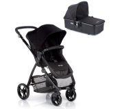Cochecito 2 Piezas Be Cool Slide Top Zen Black vs Marfil