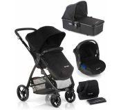 Cochecito 3 Piezas Be Cool Slide 3 Top Zen Black vs Marfil