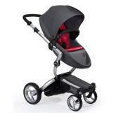 Cochecito Mima Xari Con Soft Pack Gris/ Fucsia