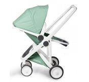 Silla de paseo Greentom Revesible Menta chasis blanco