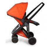 Silla de paseo Greentom Revesible Naranja chasis negro