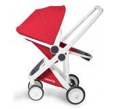Silla de paseo Greentom Revesible Roja chasis blanco