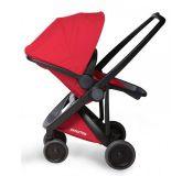 Silla de paseo Greentom Revesible Roja chasis negro