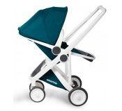 Silla de paseo Greentom Revesible Turquesa chasis blanco
