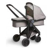 Silla de paseo Greentom Upp Arena con capazo y chasis negro