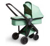 Silla de paseo Greentom Upp Lima con capazo y chasis negro
