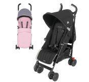 Silla De Paseo Maclaren Black Black mas Saco universal rosa