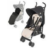 Silla De Paseo Maclaren Black Champagne mas Saco universal negro