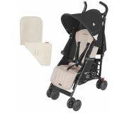 Silla De Paseo Maclaren Quest Black Champagne y Colchoneta
