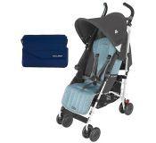 Silla De Paseo Maclaren Quest Charcoal Citadel Y Bolso Messenger Blue