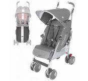 Silla De Paseo Maclaren Techno Xt Charcoal Y Saco Xt Charcoal