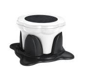 Taburete Kids Kit 2 Alturas Y Almacenaje Negro-blanco